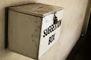 Suggestion box