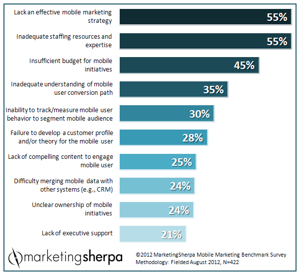 Insufficient In-House Expertise to Manage Mobile Marketing