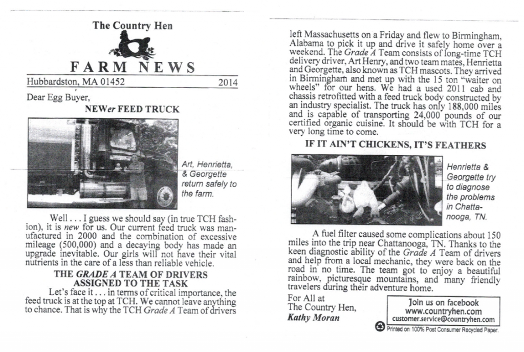 country-hen-newsletter