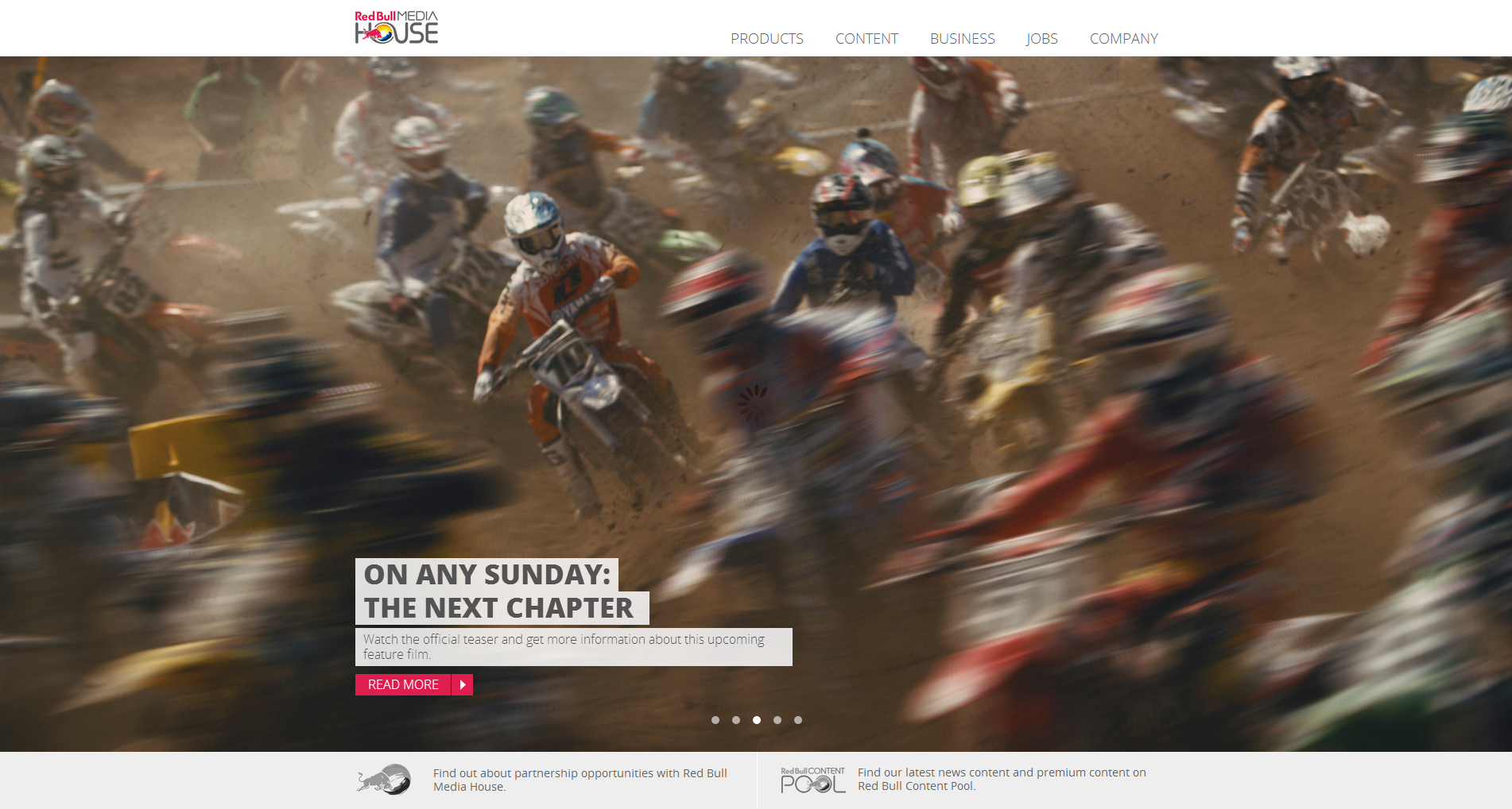 Red Bull Media House Website