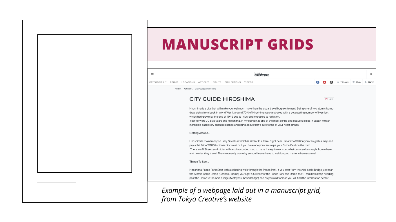 page layout design grid