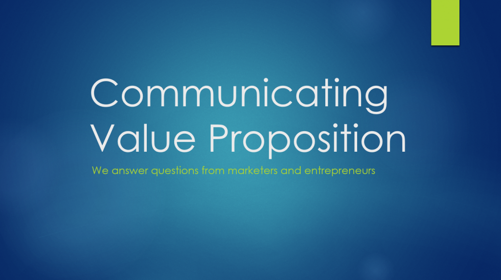 Speaking Worth Proposition: We reply questions from entrepreneurs and entrepreneurs | MarketingSherpa Weblog | Digital Noch